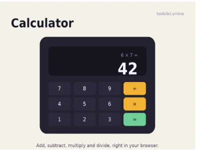 Free Online Calculator
